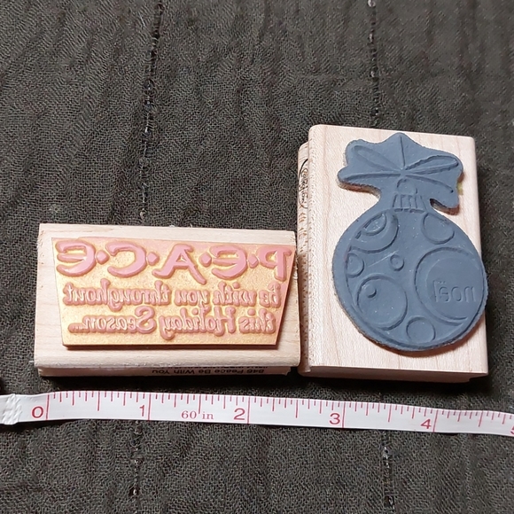 Assortment of Rubber Stamps ☆ Set of 10 - Picture 6 of 13